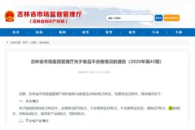 吉林省市场监督管理厅：33批次食品不合格 五粮原浆酒检出甜味剂图片