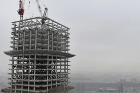 285.35米乌鲁木齐宝能城封顶 打造新疆最高天际线图片