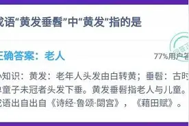 成语“黄发垂髫”中“黄发”指的是 儿童还是老人 黄发垂髫什么意思图片