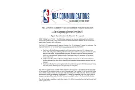 NBA新赛季赛制公布，分区第10也有机会进季后赛图片
