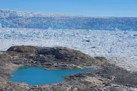 研究：过去130多年格陵兰岛最大冰川促使海平面上升8.1毫米图片