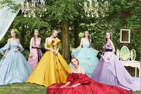 日本顶级婚纱品牌联名迪士尼，推出绝美公主裙，看到价格后惊了…图片