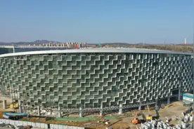 威海又一座地标性建筑明年将完工图片