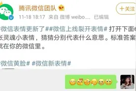 微信新表情来了！网友：啊，我裂开了……图片