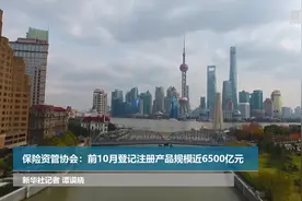 保险资管协会：前10月登记注册产品规模近6500亿元视频封面