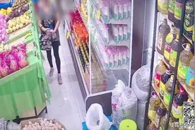 女子超市偷肉30多次，监控下每天作案成习惯图片