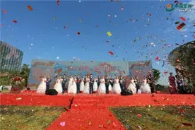 齁甜！军装与婚纱相约，16对新人情定前哨图片