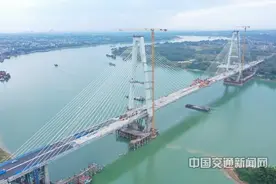 相思洲大桥、文圩隧道同步贯通，荔玉高速计划年底全线通车图片