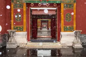 故宫初雪，来了图片