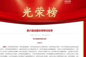 第六届全国文明单位名单出炉！这些单位榜上有名图片