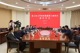 国欣颐养集团大河峪智慧康养小镇项目落户泰安图片