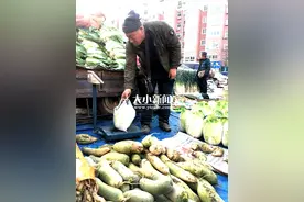 “小雪”过后储冬菜，白菜、大葱、萝卜价格比去年贵了图片