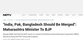 印度一官员语出惊人：印度、巴基斯坦和孟加拉国应“合并成一个国家”图片