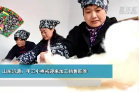 山东沂源：手工小棉袄迎来加工销售旺季视频封面
