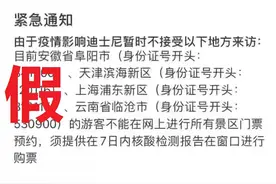 上海迪士尼拒绝这些地区来访者？系谣言，游客说在里面很放心图片