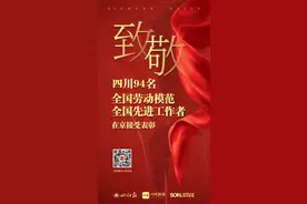致敬！四川94名全国劳模和先进工作者在京接受表彰图片
