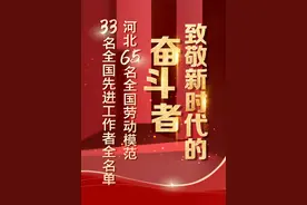 致敬新时代的奋斗者！河北98人获评全国劳动模范和先进工作者图片