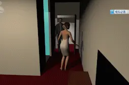凌晨女子裹着浴巾从酒店厕所出来，一陌生男子站在房内……图片
