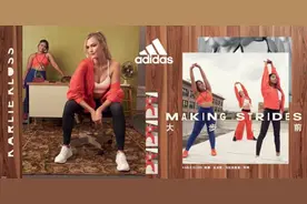 阿迪达斯携手KARLIE KLOSS推出首个联名系列图片