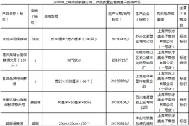 52批次保鲜膜（袋）抽检不合格 妙洁、洁成、心相印等品牌上榜图片