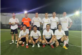 勇往直前！三亚亚沙会组委会足球队挺进八强图片