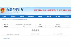 山东省审计厅公开领导分工及简历图片