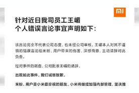 高管称未来得diao丝者得天下，小米：其已主动请辞