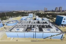 石狮：海洋生物食品园污水处理厂主体建成图片