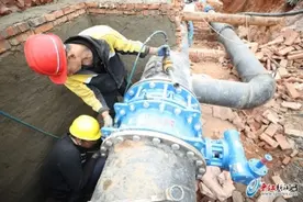 泉安南路供水管道工程昨日完工图片