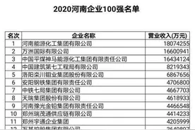 重磅！2020河南企业100强榜单正式发布图片