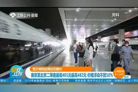 京沪高铁启用动态票价：南京至北京二等座最低401元，最高482元视频封面