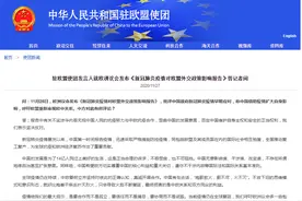 我驻欧盟使团驳斥欧洲议会报告不实涉华内容：中国有句古话，“抱薪救火，薪不尽，火不灭”图片