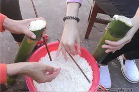 太馋人！景谷火烧竹筒饭，让人禁不住地流口水图片