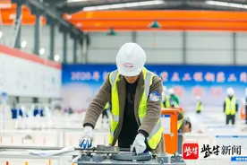 “圆梦高铁 携手奋进”江苏省铁路重点工程钢筋工岗位技能竞赛在南沿江城际铁路举行图片