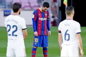 梅西破门 巴萨4-0奥萨苏纳图片