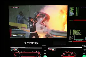 F1惊魂一幕！发车碰撞起火爆燃，曾经被吐槽的“人字拖”立大功了图片