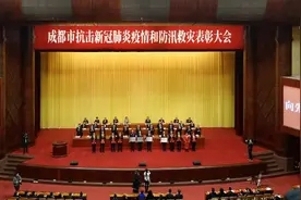 今天成都向“城市的英雄”致敬 这些抗疫、抗洪个人和集体受到表彰图片