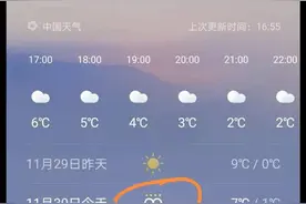 是乱码还是屏坏了？天气预报上出现的这个符号是什么？图片