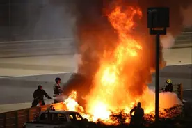 F1赛车手火海惊险逃生背后——Halo安全系统图片