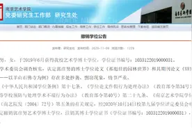 南京艺术学院：撤销郭彦努艺术学博士学位，注销博士学位证书视频封面