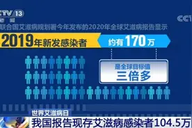 我国报告现存艾滋病感染者104.5万例图片