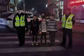 三名男童帮人推车后迷路 汝州公路派出所民警寒夜中守护图片