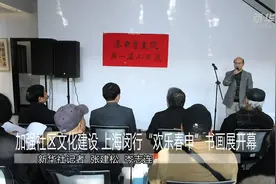 加强社区文化建设 上海闵行“欢乐春申”书画展开幕视频封面