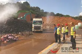 大朗：象山垃圾临时堆放点垃圾清运过半图片