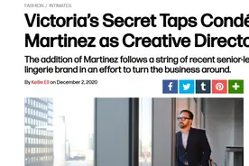 Victoria’s Secret聘请Raul Martinez担任创意总监，后者曾就职于康泰纳仕图片