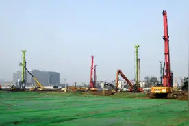 中国第二历史档案馆新馆项目基础工程开工，位于南京市秦淮区图片