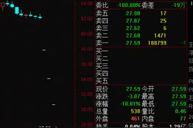 大股东们早已纷纷“跑路”，大连圣亚四个一字跌停，三千股民无眠图片