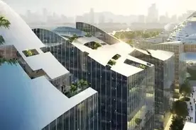 腾讯新总部设计图曝光：百余座大楼顶上都是光伏板！为何大佬都爱工商业光伏？图片