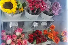 广州地铁站内有了鲜花自动售卖机图片