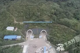 修了这条隧道，大学城到渝北最快15分钟飙拢图片